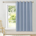 NICETOWN Blackout Wide Blinds for Sliding Door, Vintage Blue, W70 x L72 by NICETOWN