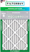 Filterbuy 18x30x2 Air Filter MERV 8 Essential Dust & Allergy Defense, by Filterbuy