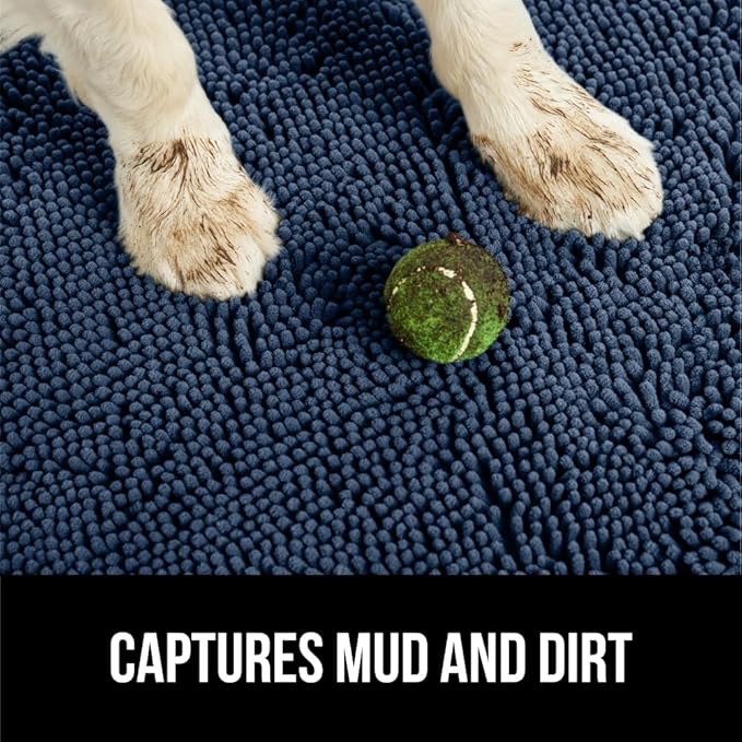 GORILLA GRIP SOAKSTOPPER Dog Door Mat, 36x24 Machine Washable Rug Absorbent - Image 4