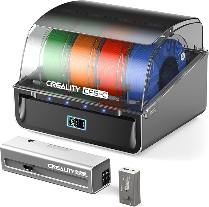 Official CREALITY CFS-C, 3D Printing, RFID Auto-Loading, External Cutter by Creality