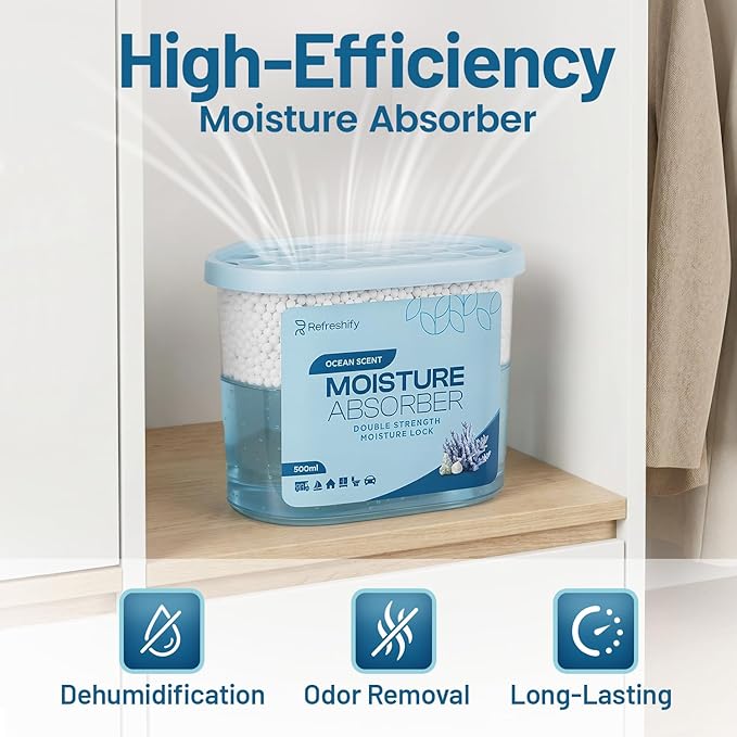 Premium Moisture Absorbers and Dehumidifier Tubs – High-Efficiency Closet - Image 4