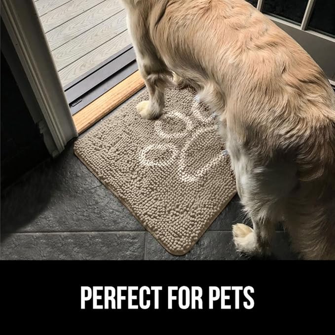 GORILLA GRIP SOAKSTOPPER Dog Door Mat, 30x20 Machine Washable Rug Absorbent - Image 7