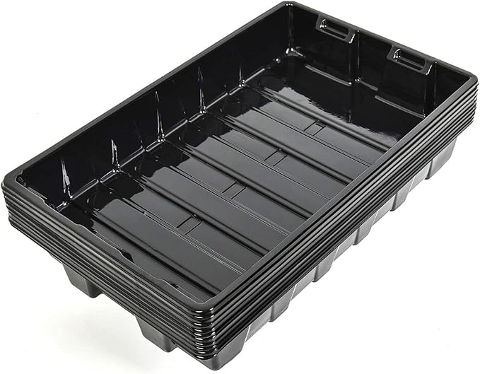 YoleShy 10 Pack Seed Starter Tray Reusable Plastic Plant Seedling Starter Trays by YoleShy