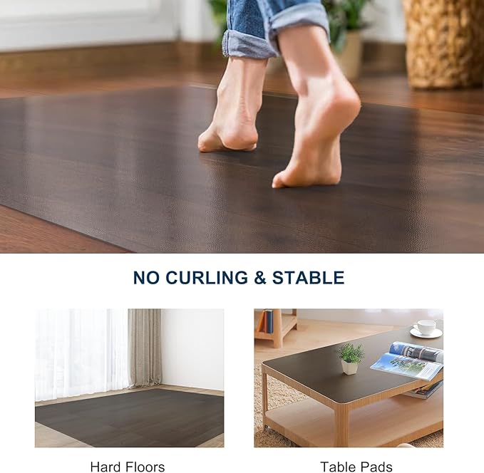 Area Mat for Hard Floors, Waterproof Non-Slip Plastic Rug, Splat Mat for Under - Image 4