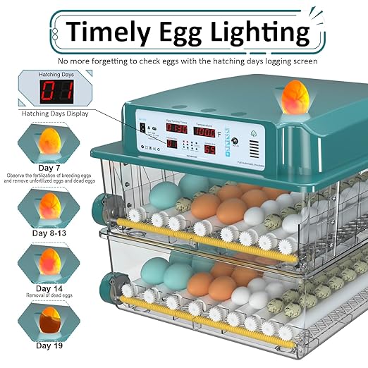 Incubators for Hatching Eggs 120, Chicken Egg Incubator - Image 5