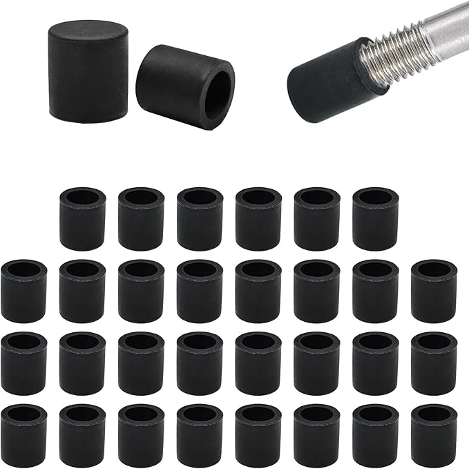 5/16" Silicone Chair Leg Floor Protectors, Rubber Chair Leg Caps, Non-Slip by EASYEAH