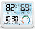 VOCOO 5.8" Large Display Indoor Thermometer Hygrometer by Home