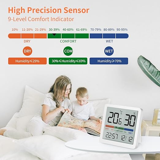 NOKLEAD 2-Pack Indoor Thermometer Hygrometer - Image 4
