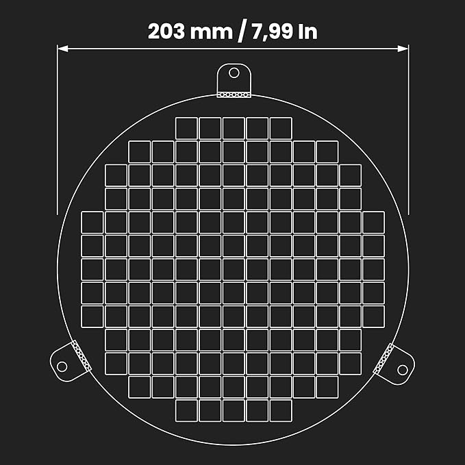 Repa Market 8" Inch Galvanized Steel Round Crawl Space Vent Grid - Image 2