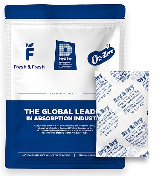Dry & Dry 30 Gram Silica Gel Packets Desiccants, Silica Packets by DryDry