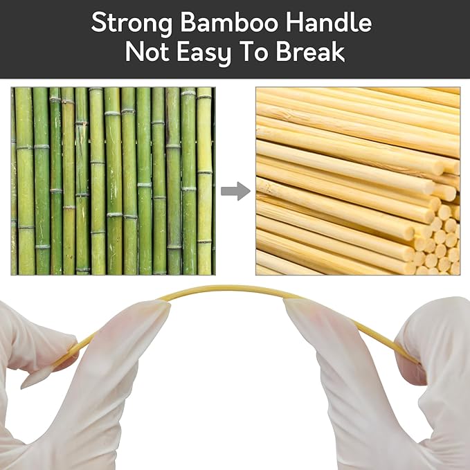 500PCS 6" Gun Cleaning Swabs in Storage Box - Image 5