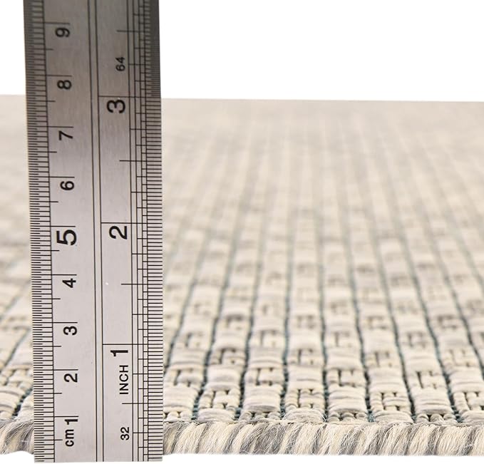 Unique Loom Collection Casual Transitional Solid Heathered Indoor/Outdoor - Image 4