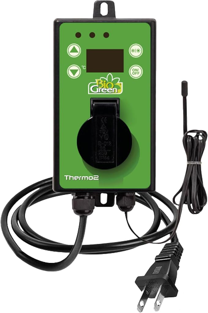 BioGreen TER2/US Thermo 2 Digital Greenhouse Thermostat by BioGreenUSAInc