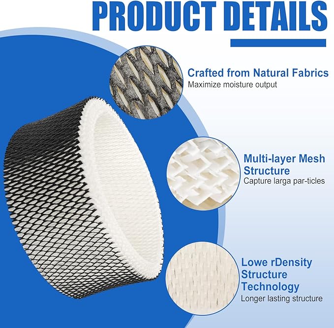 Podoy HWF62 Humidifier Filter Compatible - Image 2