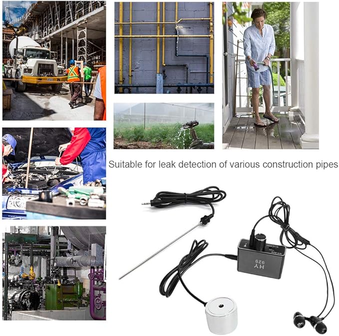 Water Pipe Leakage Detector, Water Leak Detection Tool, Underground Water Pipe - Image 3