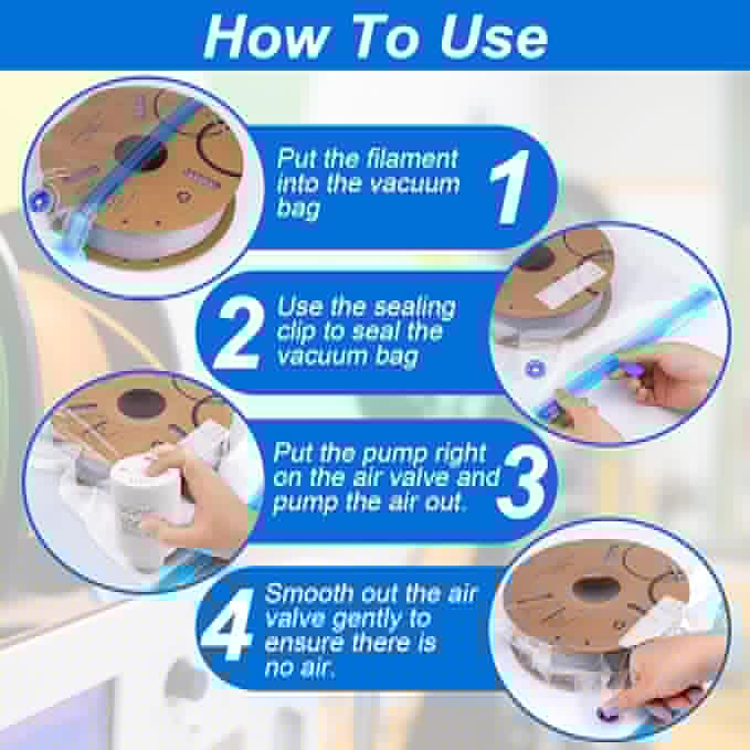 3D Print Filament Storage Bag Vacuum Kits - Image 3