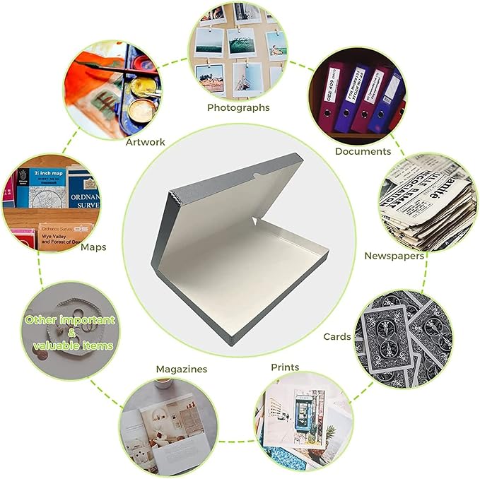 Lineco Folio Storage Box, Clamshell Design - Image 6