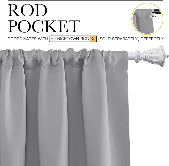NICETOWN Short Curtains for Small Window - Image 3