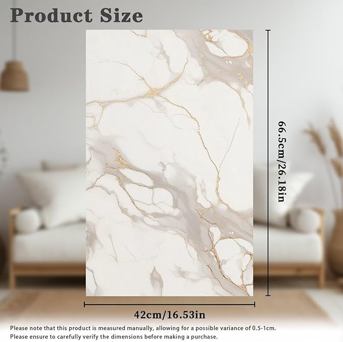 White Marble Headrest Cover for Recliner, Non-Slip Sofa Headrest Protector - Image 6