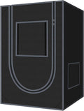 2x2 Grow Tent 24"x24"x36" Grow Tents 600D Mylar Hydroponic Indoor Plants by Zazzy