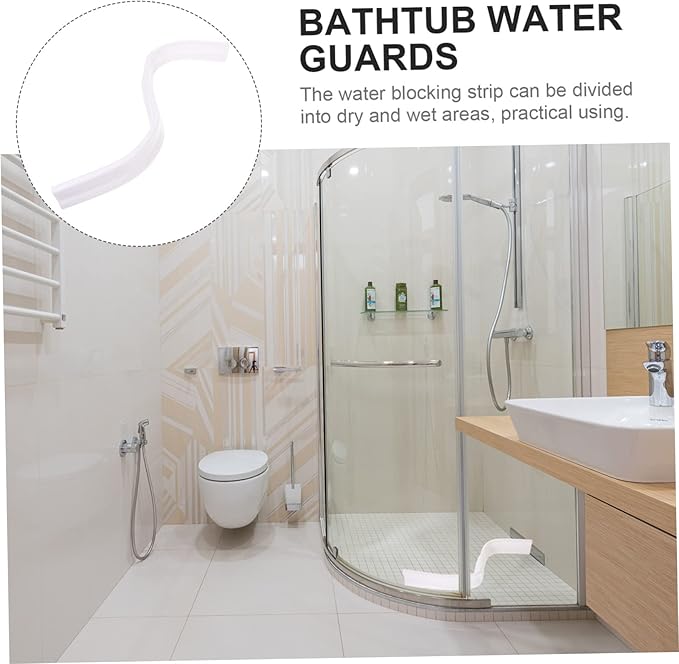 Bathroom Accessories Waterproof Strip Countertop Water Retaining Strip Easy - Image 4