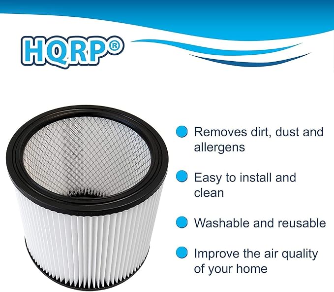 HQRP 2-Pack Standard Cartridge Filter Replacement - Image 3