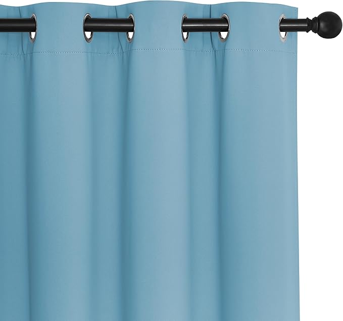 NICETOWN Blackout Curtains 72 inches Long, Grommet Privacy Window Treatment - Image 7
