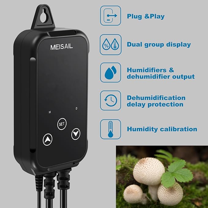 Humidity Controller Greenhouse Shiitake Mushrooms Humidifying dehumidifier - Image 5