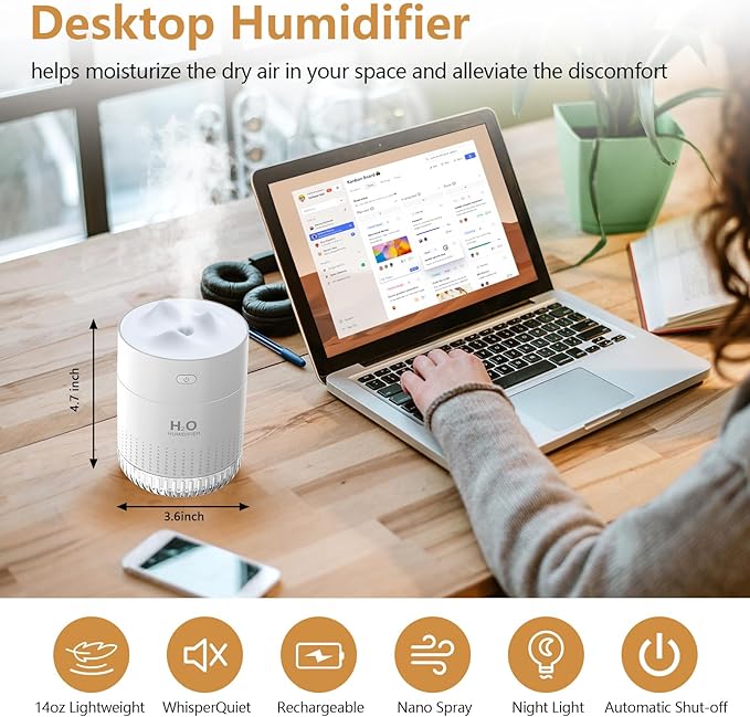 Portable Small Humidifier For Bedroom - Image 5