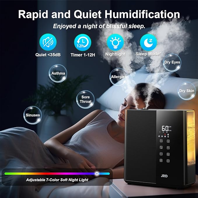 JRD Warm & Cool Mist Humidifiers - Image 4