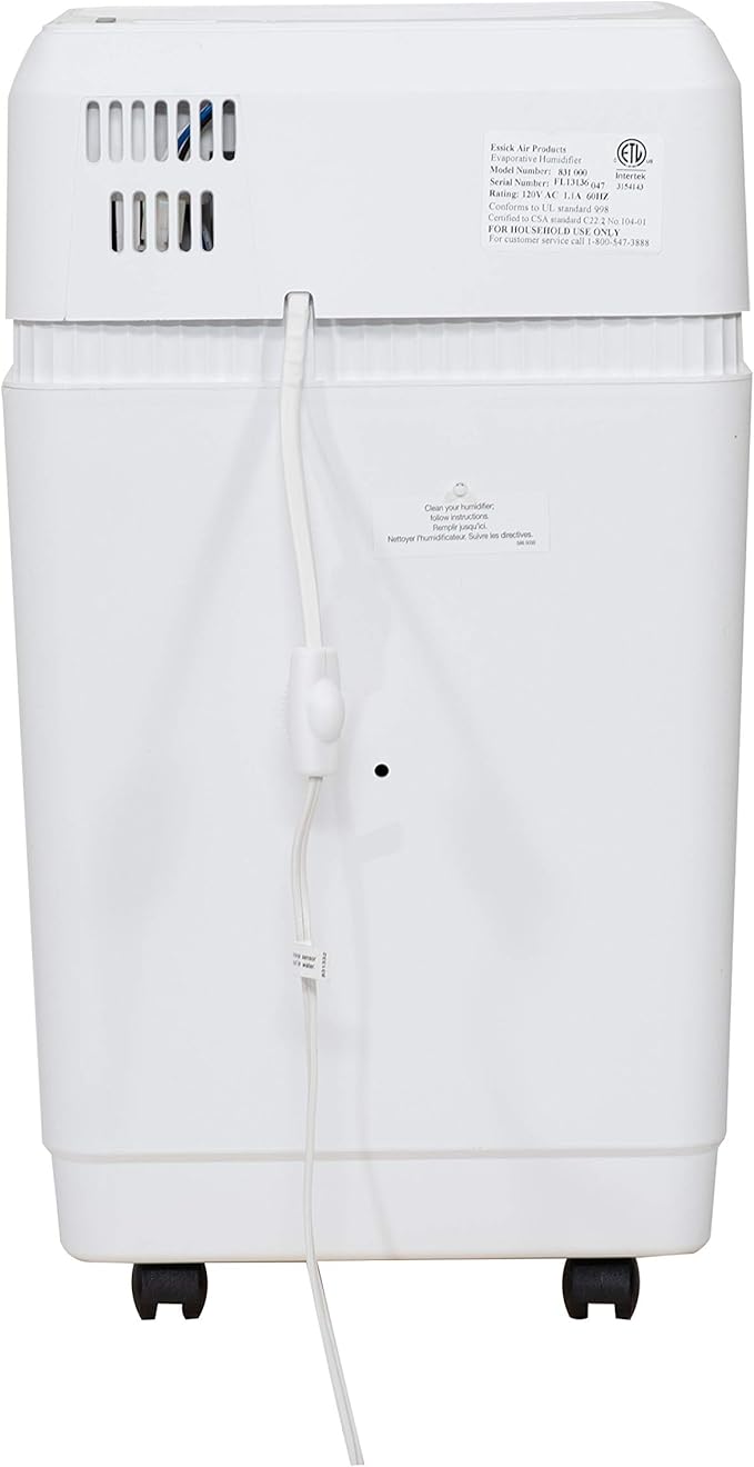 AIRCARE Space Saver Large Evaporative Whole House Commercial 6 Gallon Humidifier - Image 8