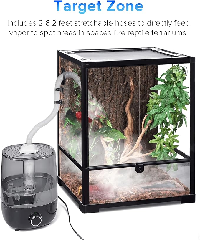 Top fill Reptile Fogger Terrariums Humidifier Fog Machine Mister - Image 6