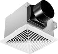 Bathroom Exhaust Fan 80CFM 1.5Sone, 4inch duct, Energy-Saving Household by Unknown