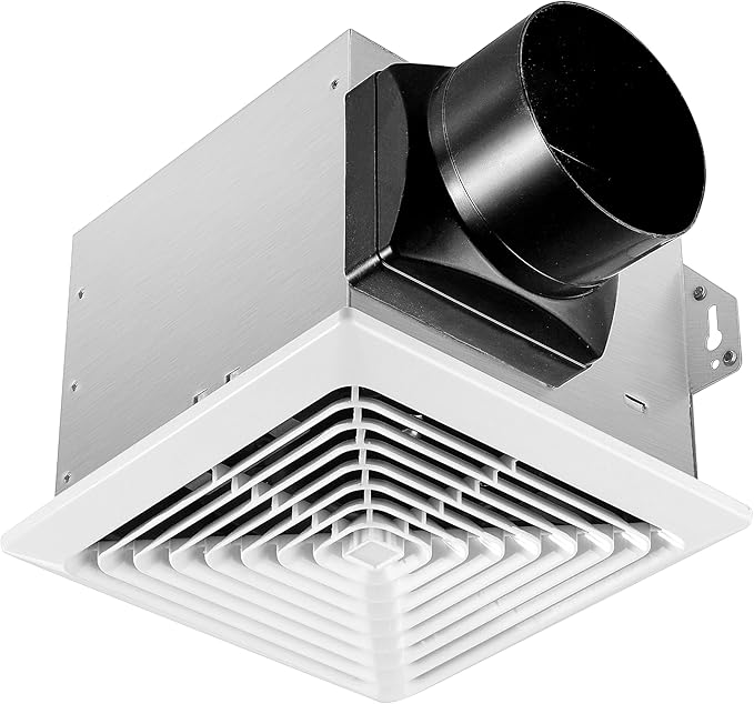 Bathroom Exhaust Fan 80CFM 1.5Sone, 4inch duct, Energy-Saving Household by Unknown