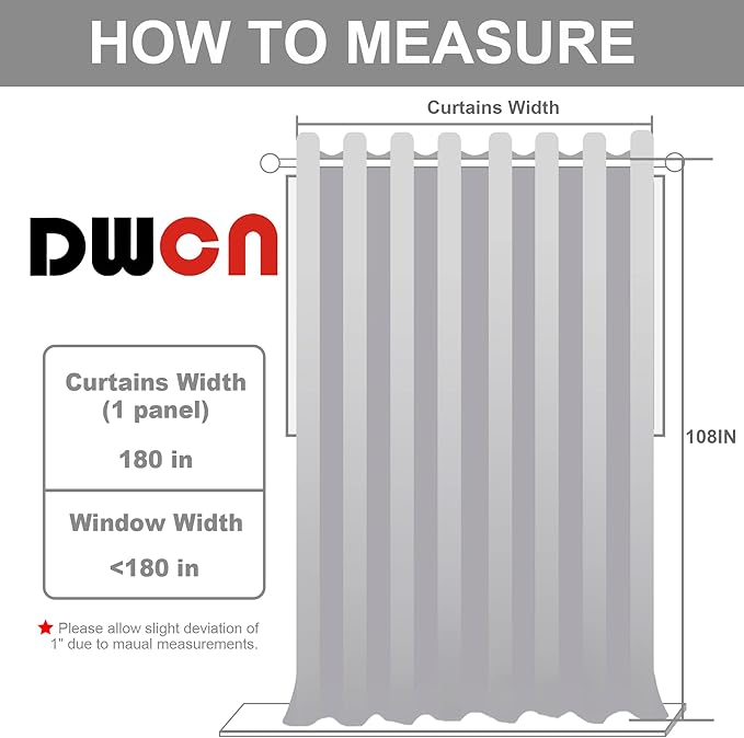 DWCN Room Divider Curtain - Image 9