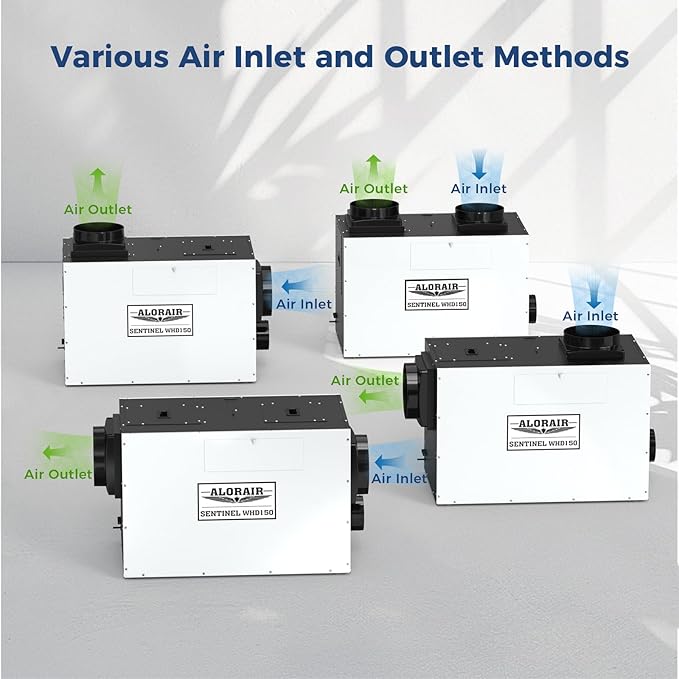ALORAIR Whole House Dehumidifier, 140 PPD Commercial Grade Whole Home - Image 3