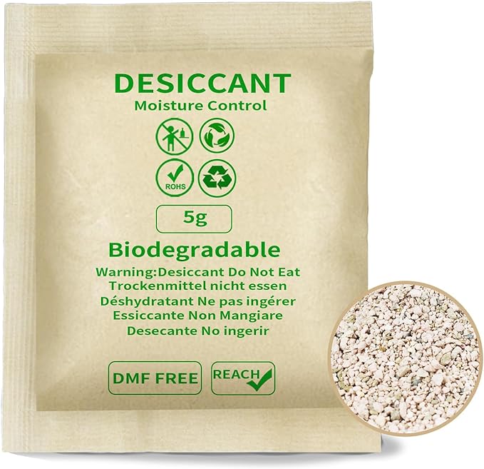 O2frepak 5G Food Grade Moisture Absorber Montmorillonite Desiccant Packets by O2frepakDirect