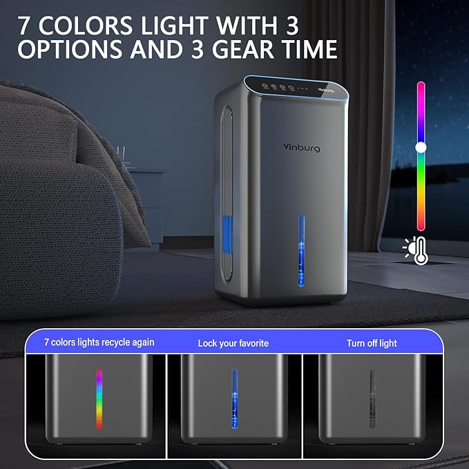 Dehumidifiers for Home Quiet Small Dehumidifier for Basement Bedroom Bathroom - Image 6