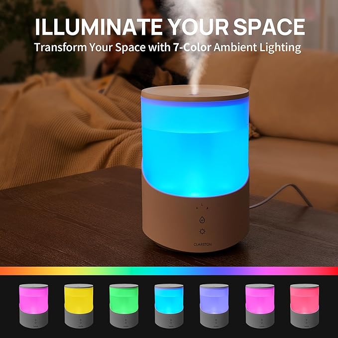 Clarston Humidifiers for Bedroom, 2.5L Cool Mist Humidifier - Image 7