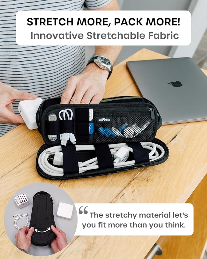 SIDE BY SIDE Electronics Organizer Travel Case - Image 5