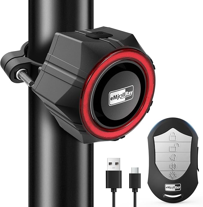 Bike Alarm, 110dB Loud Waterproof Wireless E-Bike Alarm - Image 7