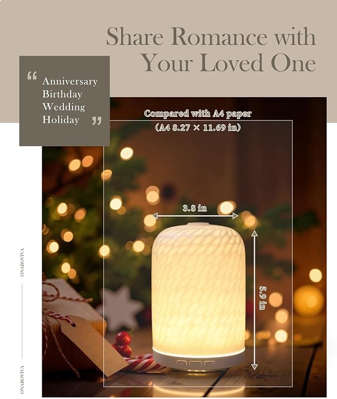 Essential Oil Diffuser – 2.4MHz Ultrasonic Aromatherapy Diffuser, Health Night - Image 7
