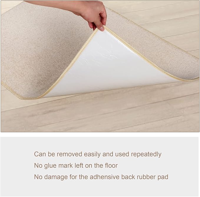 PURE ERA Carpet Stair Tread Landing Mat Tape Free Self Adhesive Non Slip Skid - Image 5