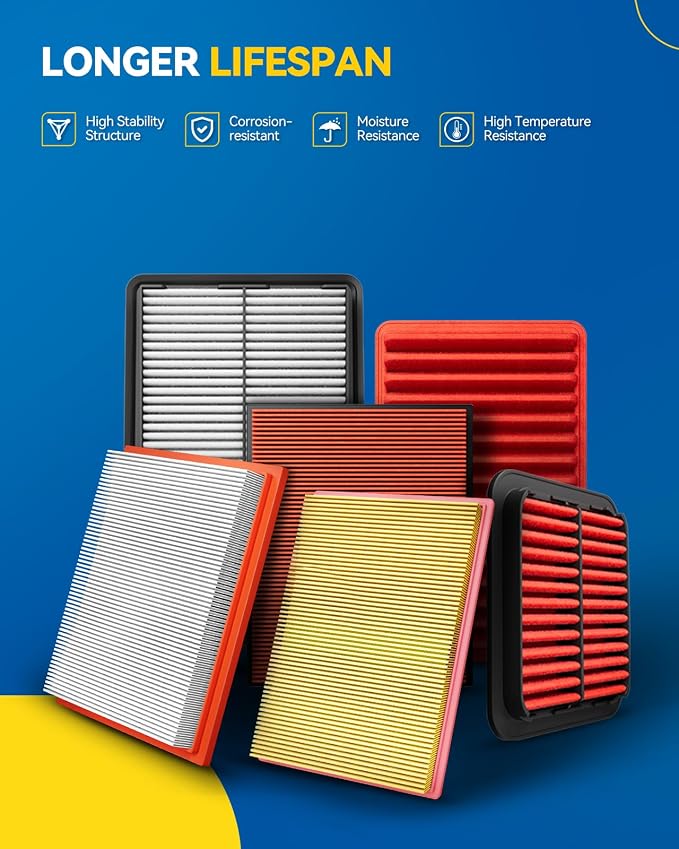 PHILTOP Engine Air Filter CA12050 Replacement - Image 4