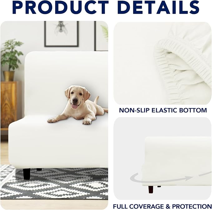 PureFit 100% Dual Waterproof Futon Cover, Waterproof Couch Cover - Image 4