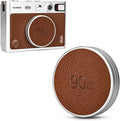Retro Leather Lens Cap for Fujifilm Instax Mini EVO, Accessories for Fuji Mini by JJC