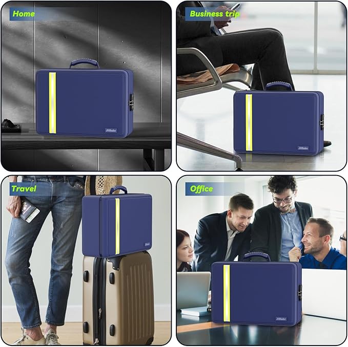 Fireproof Document Bag, Insulated Large Document Box - Image 6