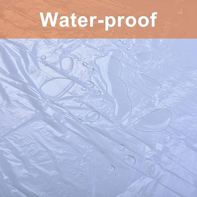 Clear Plastic Sheeting Drop Cloths - Image 4