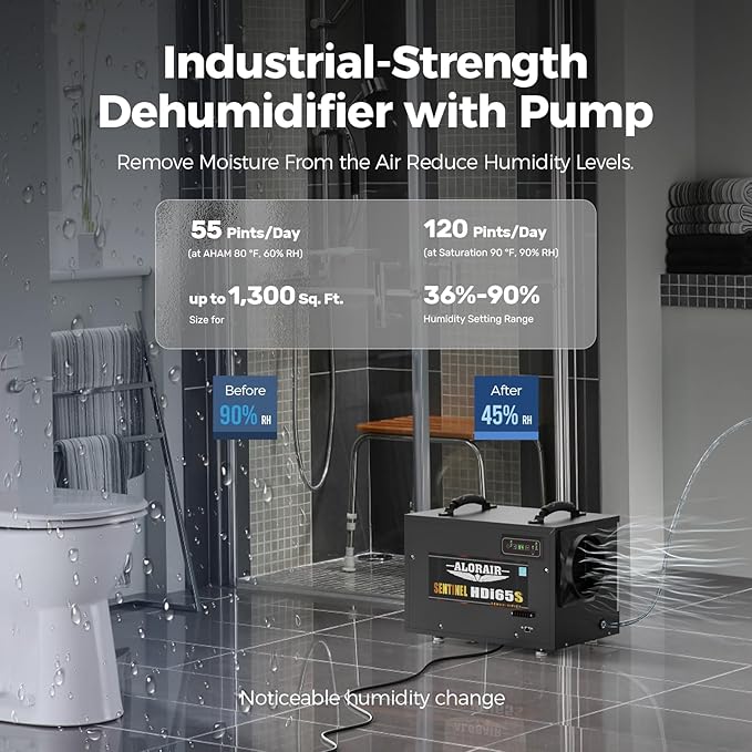 ALORAIR 120 PPD Energy Star Wi-Fi Dehumidifier - Image 5