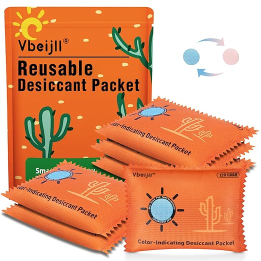 120 Gram Color-Indicating Desiccant Packs by Vbeijll